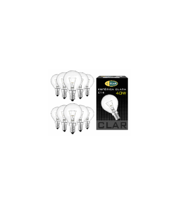copy of Bombilla Esférica Clara Incandescente E14.