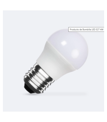 ESFERICA LED E27 4W CRISTAL