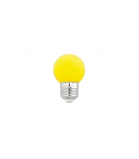 ESFERICA LED E27 1W 230V AMARILLA