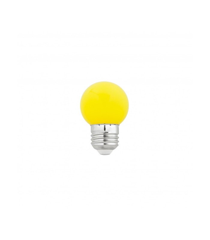 ESFERICA LED E27 1W 230V AMARILLA