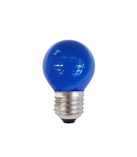ESFERICA LED E27 1W 230V AZUL