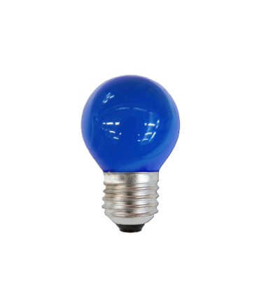ESFERICA LED E27 1W 230V AZUL