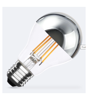 STD CUPULA PLATA 6W REGULABLE