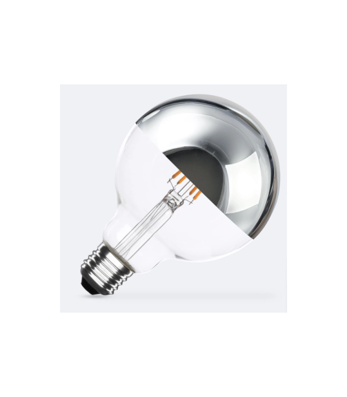 GLOBO  D.125 CUPULA PLATA 6W REGULABLE