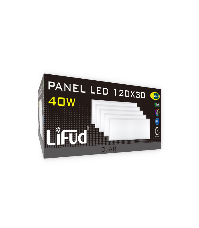 Paneles LED 120x30 Empotrable Driver LIFUD 40W