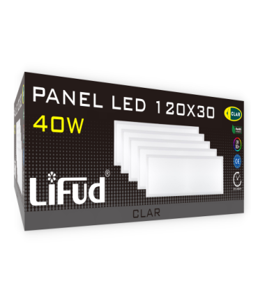 Paneles LED 120x30 Empotrable Driver LIFUD 40W