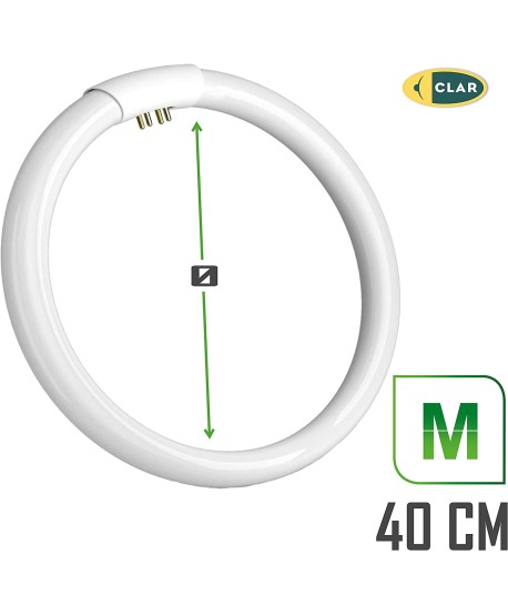 Tubo Fluorescente Circular de 40W Ø 40 cm