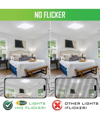 Plafón LED 30W Cuadrado Ø230 mm