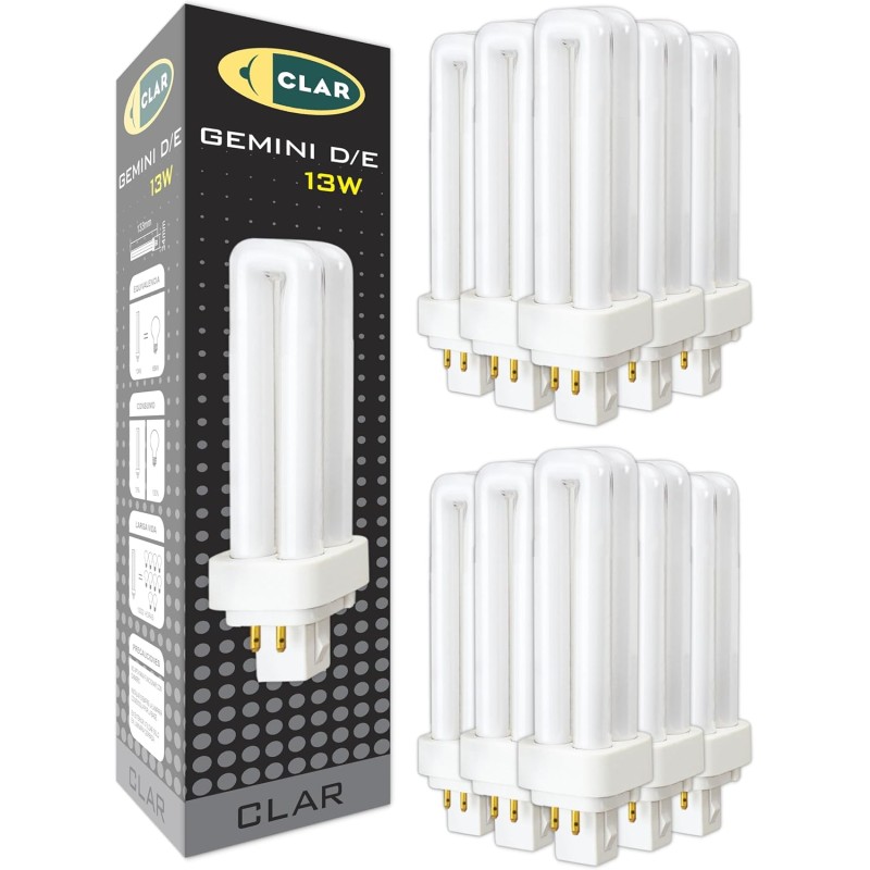 Bombilla Fluorescente Gemini D/E 13W G24q-1