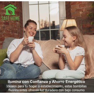 copy of Bombilla Fluorescente Gemini D/E 26W 6500K G24d-3 Luz Blanca Fría CFL Profesional Tubo Compacto 2 Pines Alto