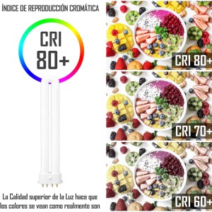 Bombilla Fluorescente Gemini S/E 11W 4000K 2G7 Luz Blanca Neutra