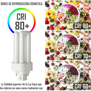 Bombilla Fluorescente Gemini T/E 18W GX24q-2