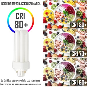 Bombilla Fluorescente Gemini T/E 26W GX24q-3