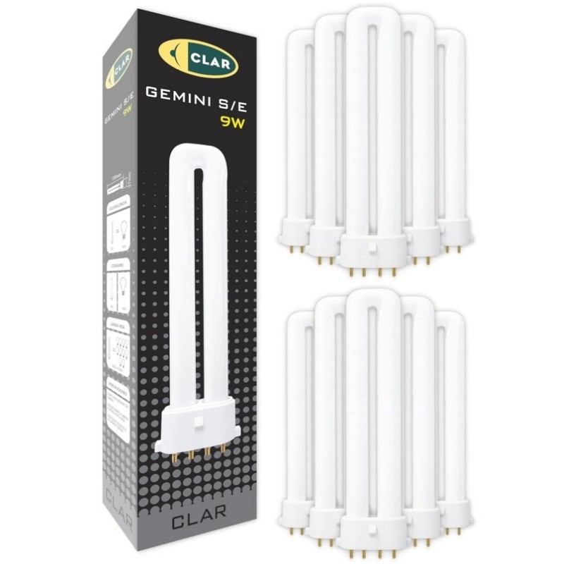 Bombilla Fluorescente Gemini S/E 9W 2G7