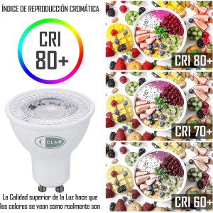 DICROICA LED REGULABLE 7W