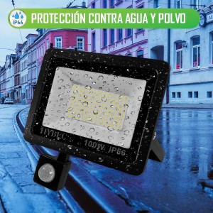NILO PROYECTOR LED DETECTOR 100W 6000ºK