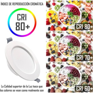 Downlight LED techo empotrable, Downlight LED 5W, Foco LED Interior