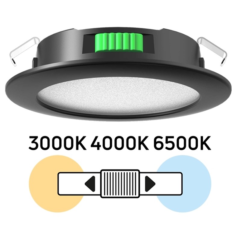 STARLED DOWN MINI 4W REGULABLE CCT NEGRO