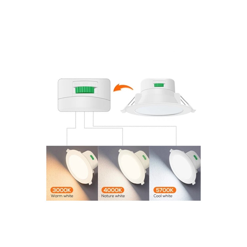 STARLED DOWN MINI 4W REGULABLE CCT BLANCO CORTE 55-68