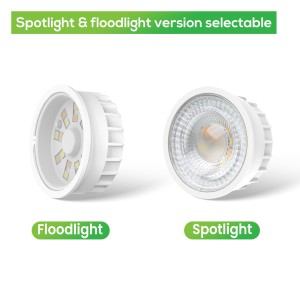CLAR - Focos LED Interior Techo, Módulo LED Ultra Plano Regulable 6W, Seleccionador de tonalidad, Ajustable 38º