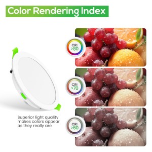 Downlight LED techo empotrable, Regulable 7W, 3 tonalidades, Blanco