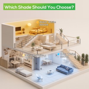 CLAR - Downlight LED techo empotrable, Regulable 10W, 3 tonalidades, Blanco