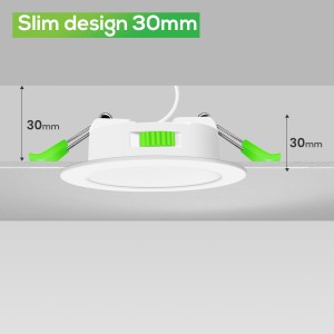 Downlight Regulable CCT 4W Negro Ø55-68mm-4W-110°
