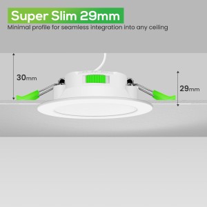 Downlight Regulable CCT Blanco 7W Corte Ø66-75mm 110º