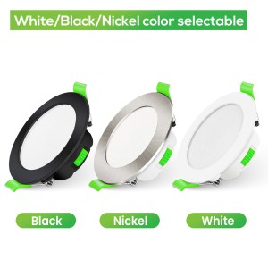 Downlight Regulable CCT Niquel 7W Corte Ø66-75mm 110º