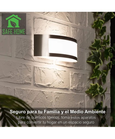 CLAR-Aplique sin Bombilla Semicircular Acero.