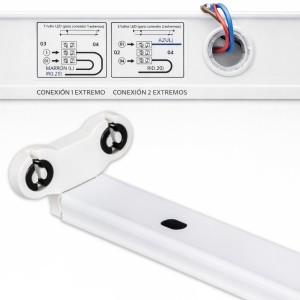 Regleta Para Tubo T8 LED...