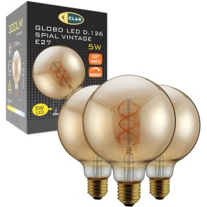 GLOBO Ø125 VINTAGE AMBER...