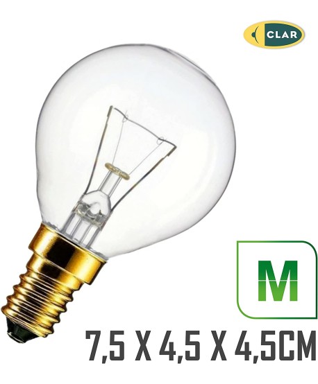 Bombilla Para Horno E14 40W, bombilla de horno.