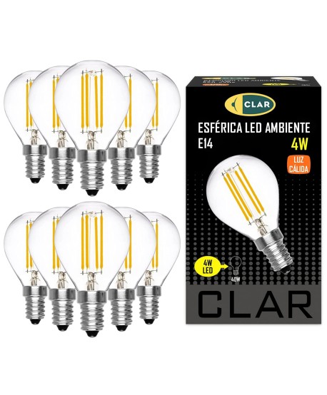 Bombillas LED E14 Filamento, 4W G45 E14