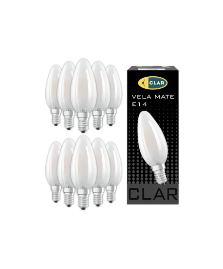 Bombilla Estilo Vela Clara E14 25W