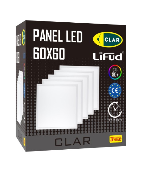 Paneles LED 60x60 Empotrable Driver LIFUD 40W