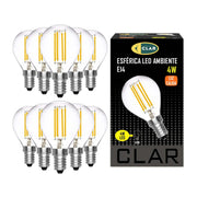 E14 LED Filament Bulbs, 4W G45 E14
