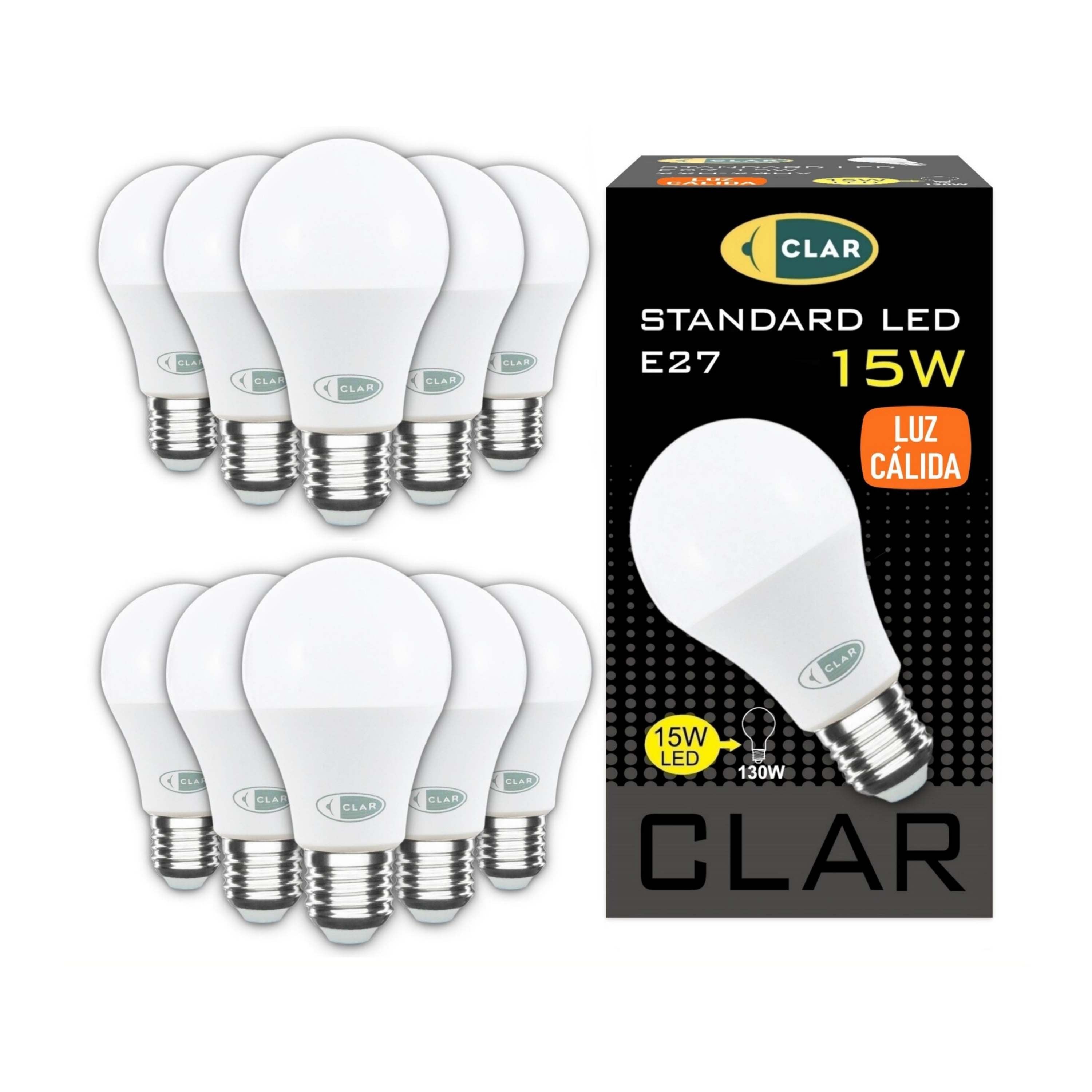LED-Lampe E27 15W, MATT