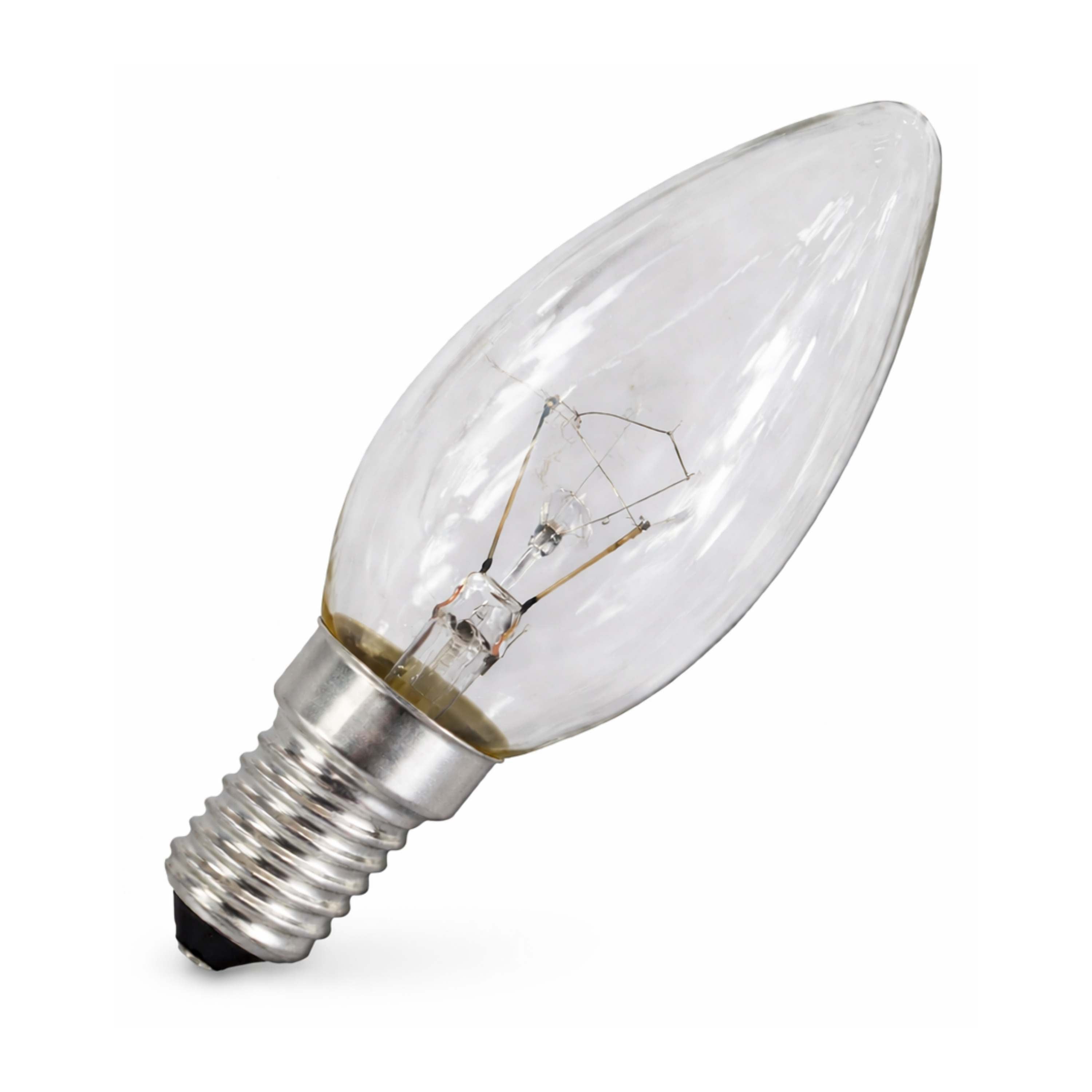 KLARE KERZENLAMPE 60W 125-130V E14