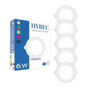 Downlight LED Empotrable 6W Redondo 480lm