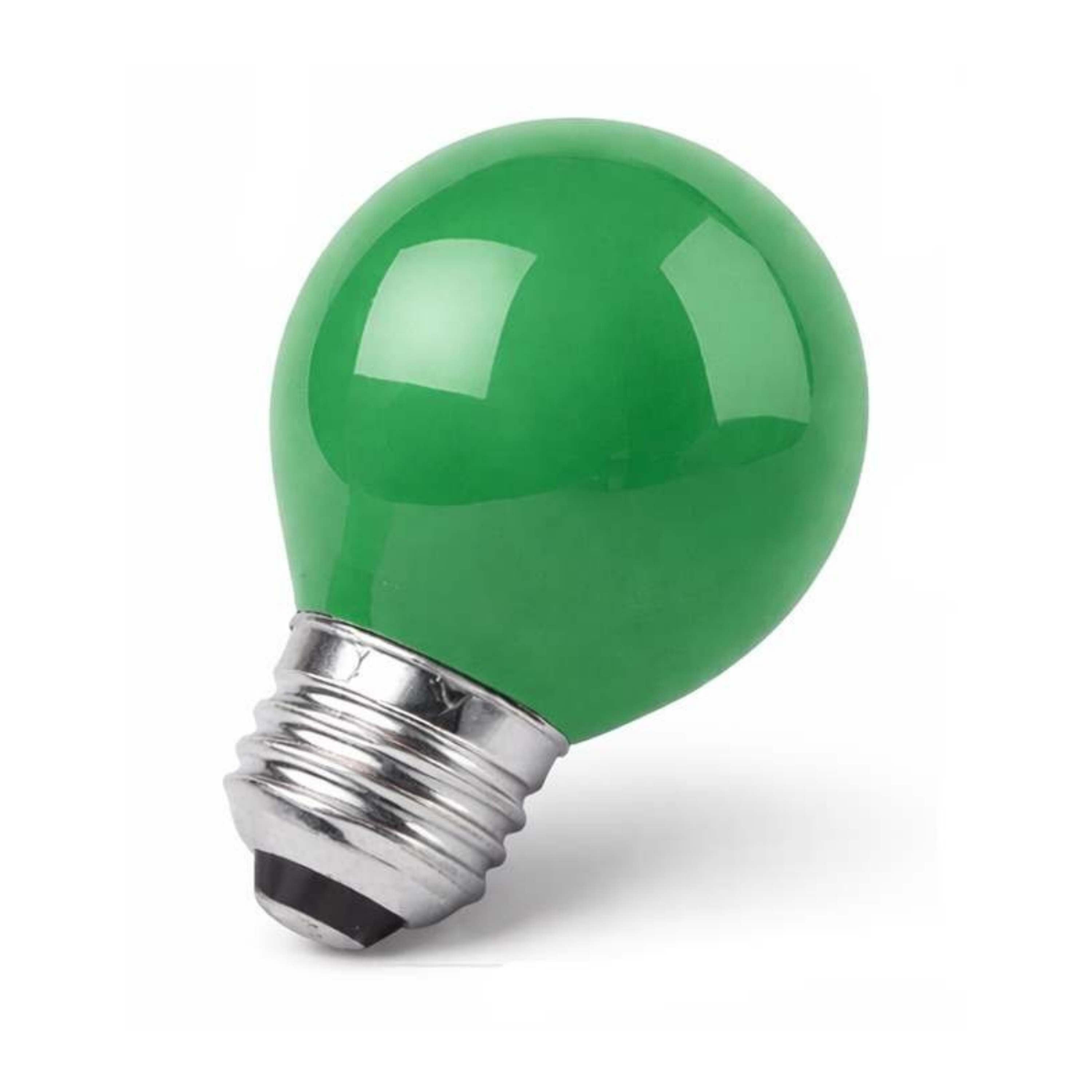 ESFERICA 25W 230V E27 VERDE Ø45x76