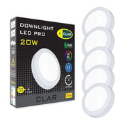 Downlight LED Superficie Redondo 20W