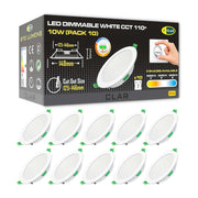 Downlight Regulable CCT Blanco 10W Corte 125-135mm 110°