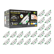 Downlight Regulable CCT Niquel 7W Corte Ø66-75mm 110º