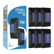 HYBEC - Aplique Solar Exterior Pared Rodio