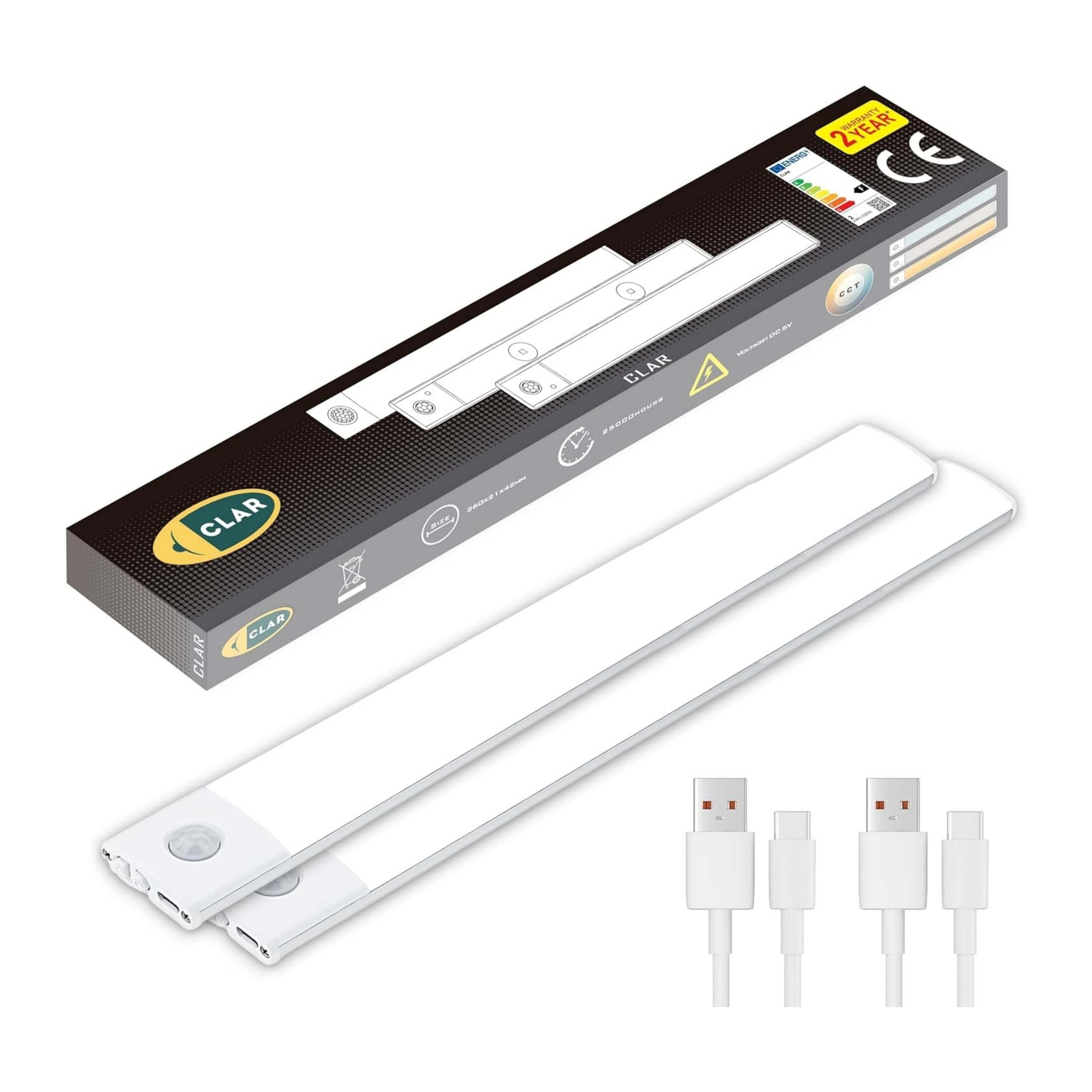 Wardrobe Lights with Sensor, LED Cabinet Lights 40 cm