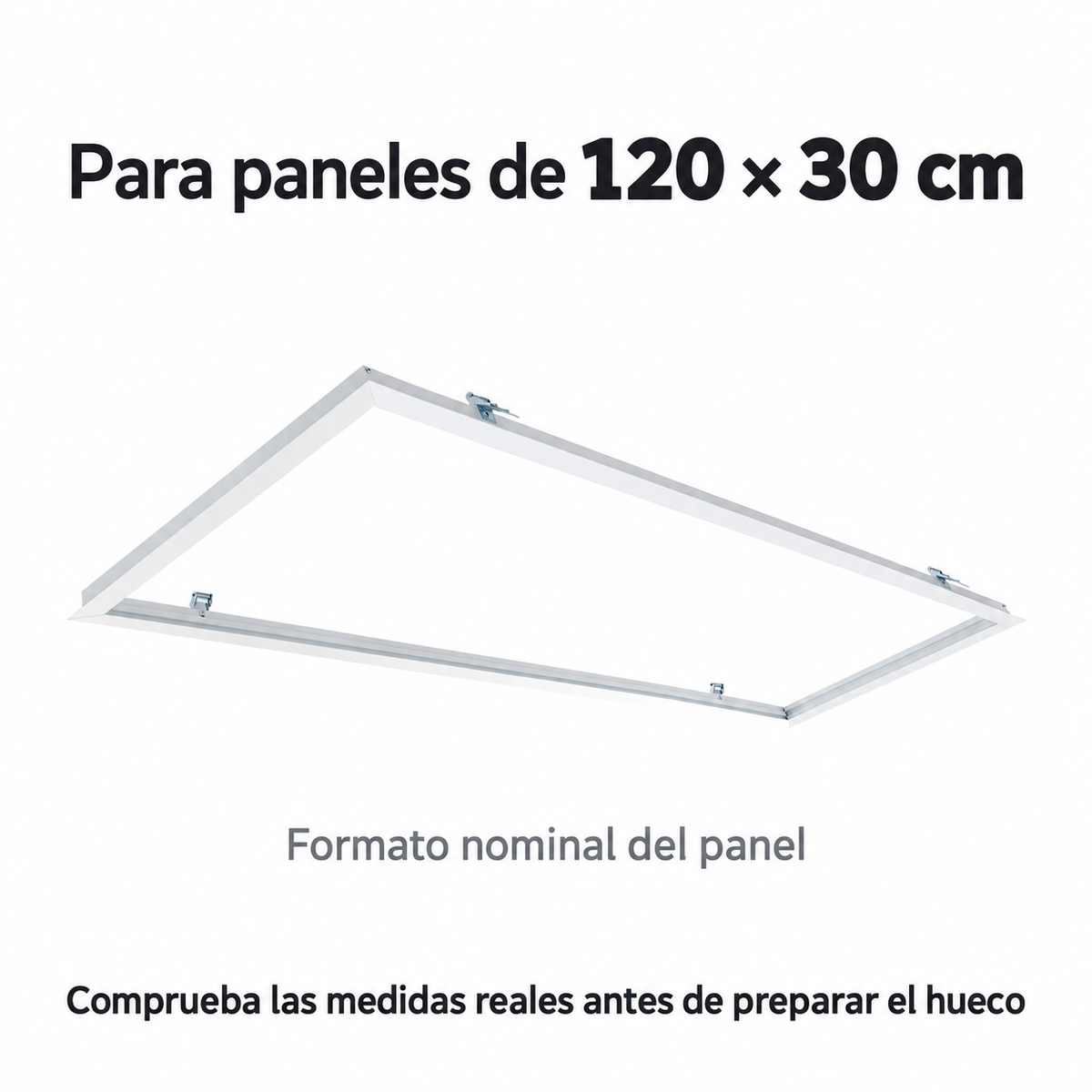 Formato nominal 120 × 30 cm; comprobar medidas reales antes del corte