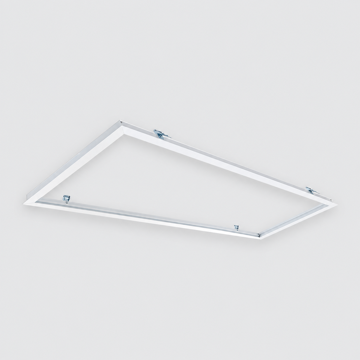 Marco empotrable blanco 20007 para panel LED de formato 120 × 30 cm