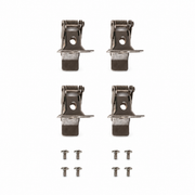Kit 20009 de cuatro clips metálicos con tornillos para panel LED