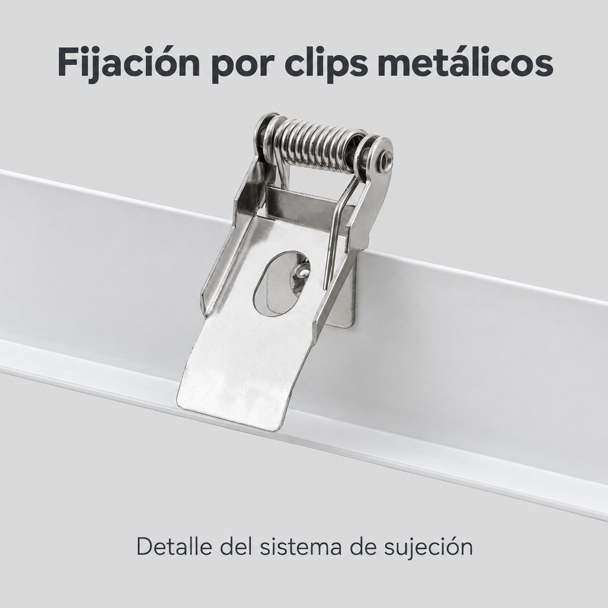 Clip metálico de fijación del marco empotrable 20011